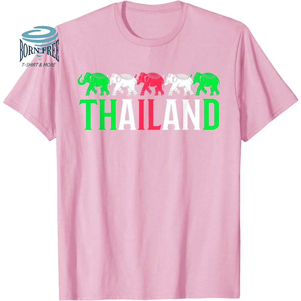[I Love Thailand] Series Summer T-shirt - Thai Elephant / Thai Flag - Mother & Daughter Matching Top