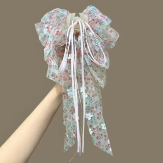 คลิปหนีบหางม้าลายดอกไม้ ดีไซน์ใหม่สำหรับฤดูร้อน 2025