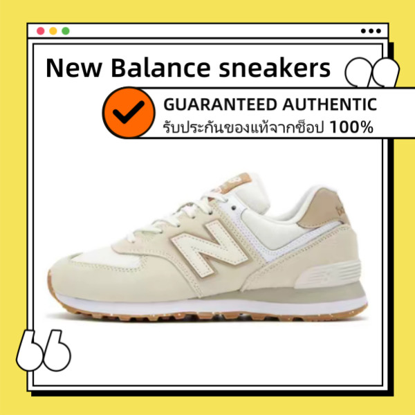 ของแท้ 100% NEW BALANCE 574 NB574 WL574SL2 Unisex รองเท้าผ้าใบสำหรับผู้ชาย และผู้หญิง