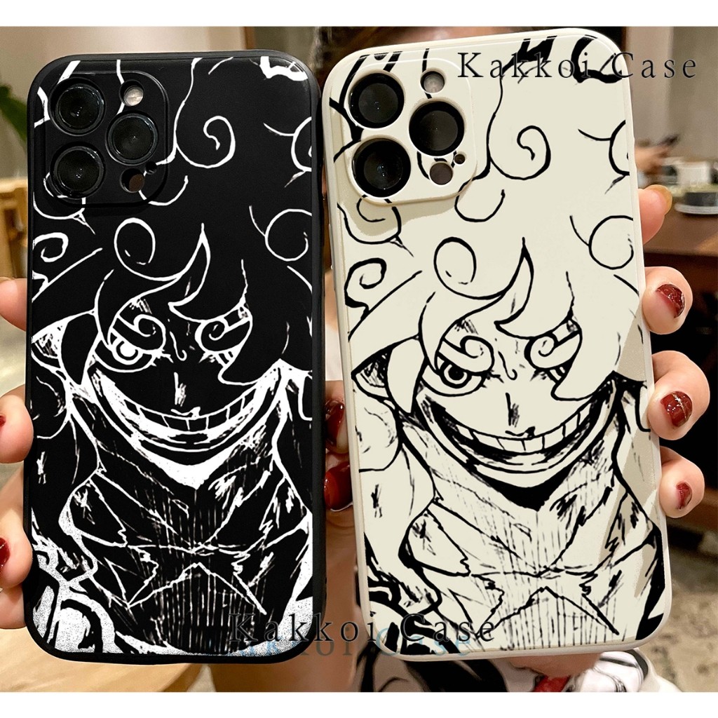 [PC] เคสสําหรับiPhone 15 14 13 12 11 Pro Max X Xr Xs 8 7 6 6s Plus Mini One PieceอะนิเมะSun God Nika