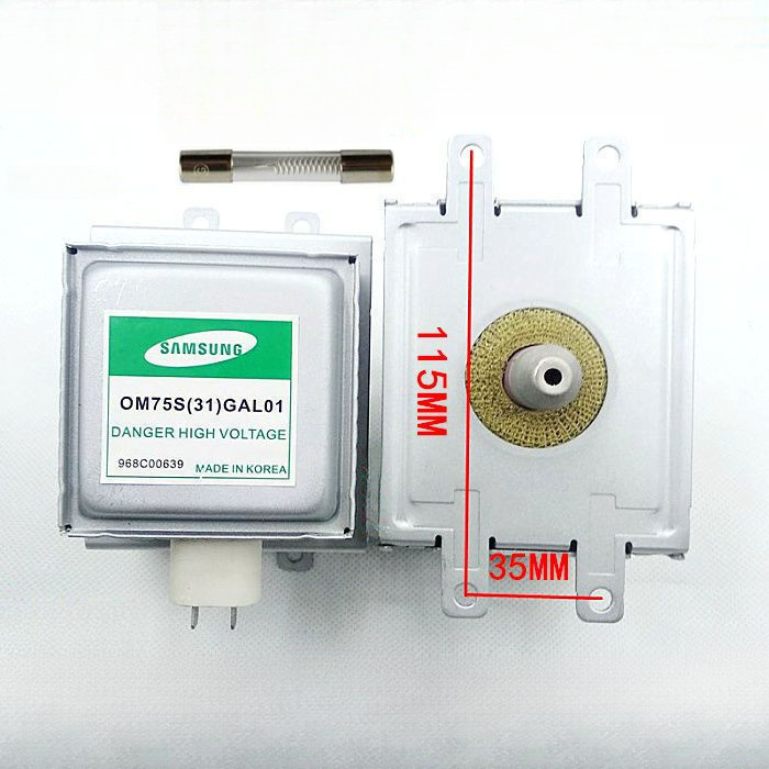 ฟรีแมกเนตรอนแรงดันสูง Samsung OM75S(31) GAL01 สำหรับเตาไมโครเวฟ หลอดทำความร้อน Galanz OM75S(31)