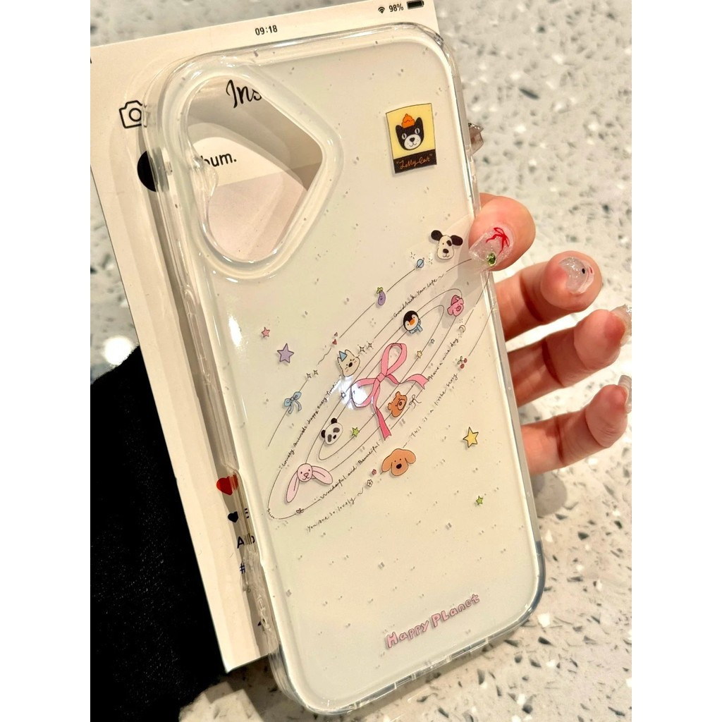 SAMSUNG สองชั้นสัตว์รูปแบบBowknot IMDสองชั้นเคสโทรศัพท์สําหรับSamsung S21 S22 S25 S23 S24 S21FE S25F