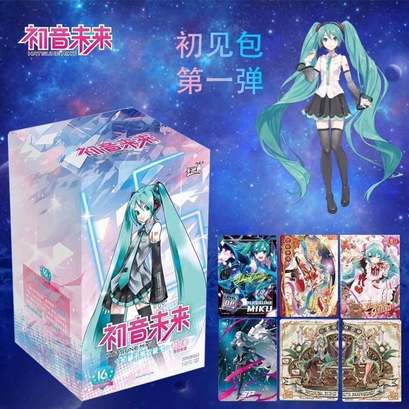 [ของแท้ KAYOU] การ์ดเกม Hatsune Miku คอลเลกชันการ์ด First Sight Pack วันเกิด Chapter Card 16th Anniv