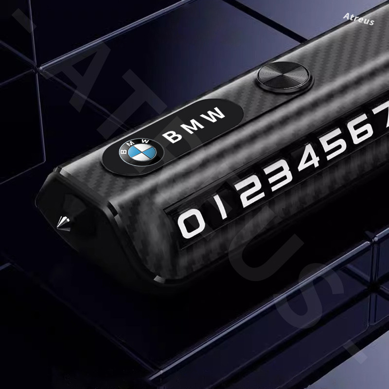 [Atreus] ป้ายหมายเลขโทรศัพท์ ติดรถยนต์ ป้ายทะเบียนมือถือ รถป้ายทะเบียนที่จอดรถชั่วคราว การตกแต่งรถยนต์ อุปกรณ์ตกแต่งรถยนต์ - รูปที่ 4