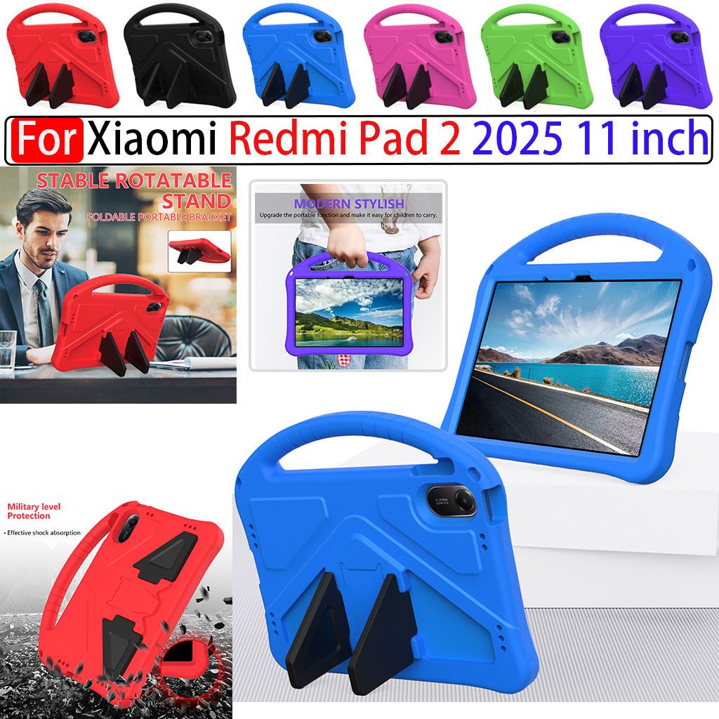 สําหรับ Xiaomi Redmi Pad 2 11 นิ้ว 2025 เด็กปลอดภัย Eva กันกระแทกกรณีฝาครอบ