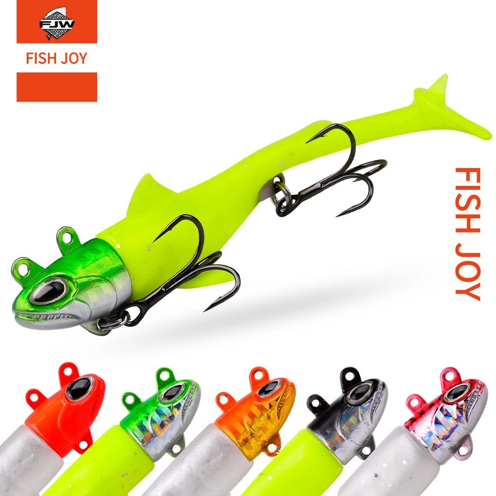 F290 ตกปลา ปลาปลอม เหยื่อเรืองแสง 3D ตาปลา สีสันสดใส ลายพราง ลายสาดสี ปลายแหลม สะพานเหยื่อ