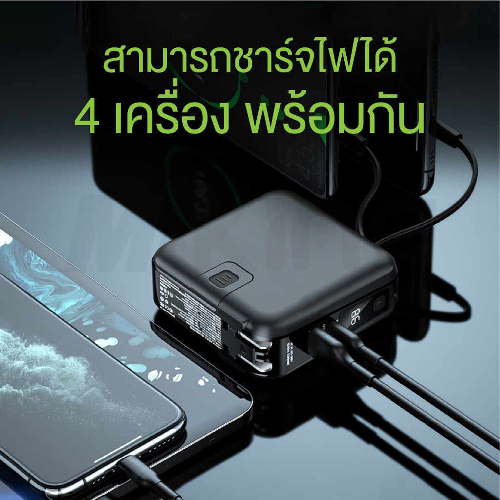 แบตสำรอง REMAX RPP-20 นำเข้าจีนได้ รองรับมาตราฐาน CCC Power Bank เพาเวอร์แบงค์ 15000mAh - รูปที่ 5