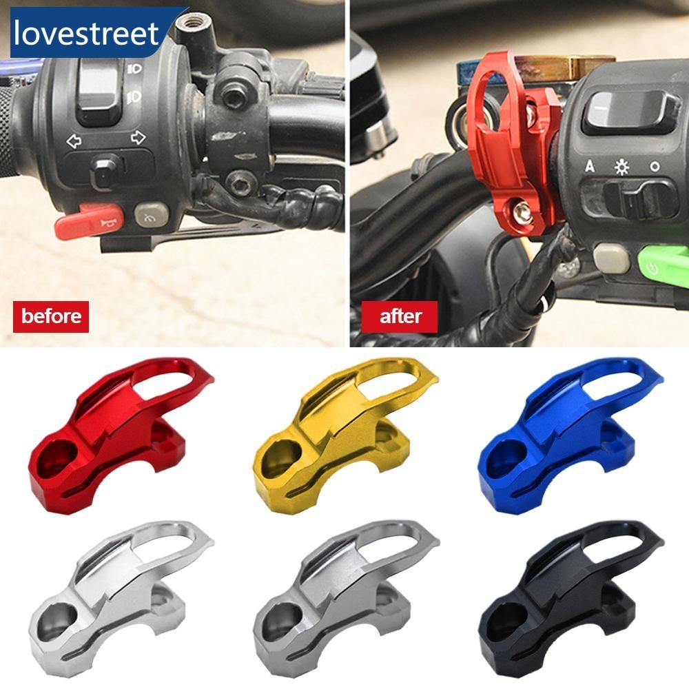 LOVESTREET อลูมิเนียมรถจักรยานยนต์ดัดแปลงด้านบนปั๊มด้านข้าง Hook หมวกกันน็อค N1S ตะขอเก็บปั๊มด้านข้า