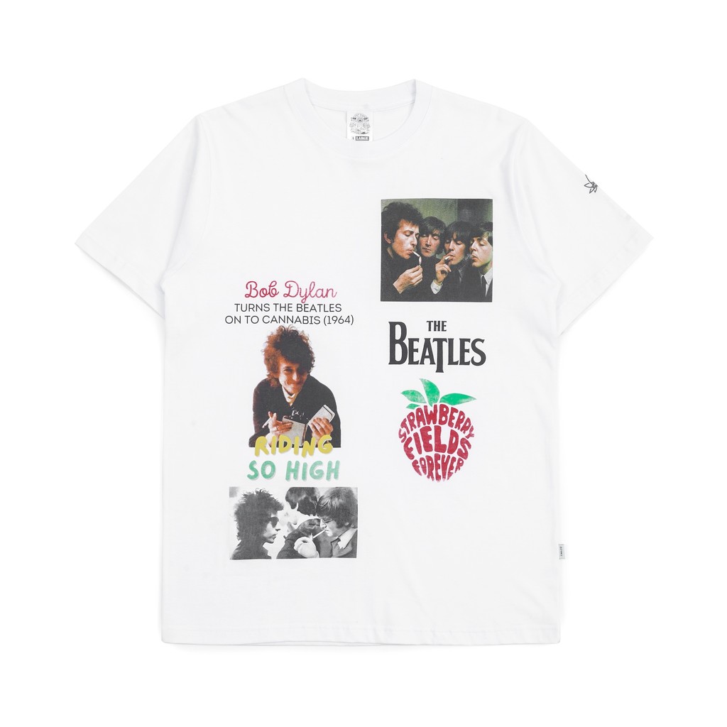 TM420 เสื้อยืด Bob Dylan & The Beatles (เสื้อยืด Cotton Combed 24s)