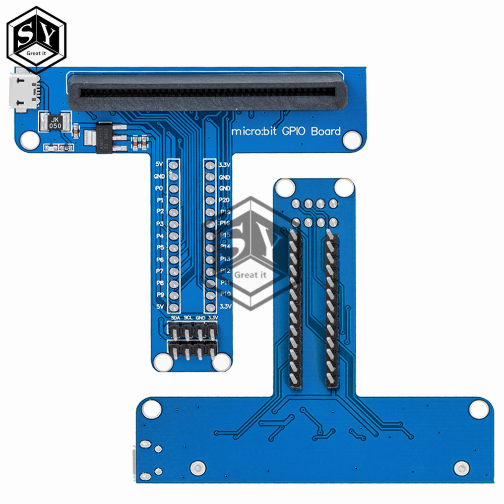 บอร์ดขยาย Microbit T-Type GPIO Microbit V1.5 V2 V2.2 บอร์ดขยายอินเทอร์เฟซ บอร์ดพัฒนา