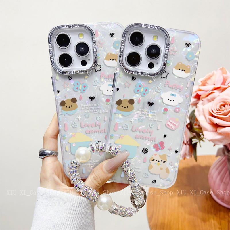 🌷เข้ากันได้กับ ไอโฟน16 ไอโฟน 15 Pro Max iPhone 13 ไอโฟน11 X XS XR กรณีโทรศัพท์น่ารัก เคสไอโฟน13 เคสไ