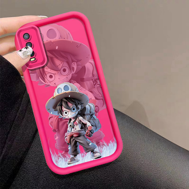 One PIECEน่ารักLuffyเคสโทรศัพท์สําหรับOPPO a83 A1 A98 5g A36 A76 A57 A58 A78 A1X A74 A95 F19 F11 PRO