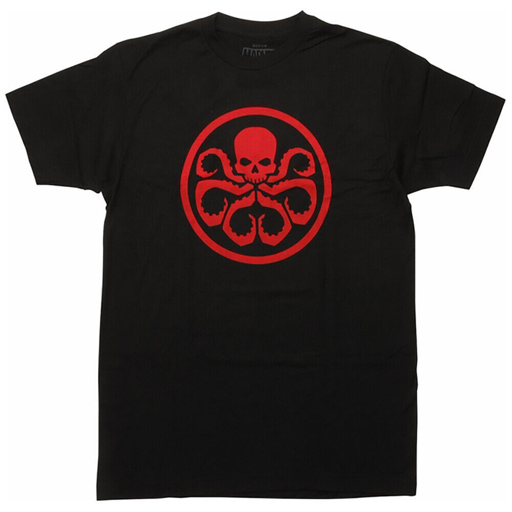 เสื้อยืด Marvel Hydra Classic Logo เสื้อผ้าผู้ชายใหม่ที่โดดเด่น