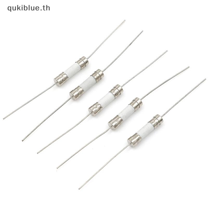 Qukiblue.th 5 ชิ้น 10A 250 โวลต์เซรามิคแกนตะกั่วฟิวส์สําหรับ lcd-tv ฯลฯ 5*20 มิลลิเมตร TH