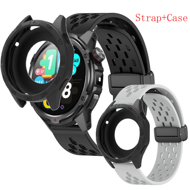 เคส Aolon TETRA R4 Case สําหรับ Aolon TETRA R4 สายรัด + กรณีสมาร์ทวอท์ชปกอ่อนกันชนป้องกัน Easyfit ซิ