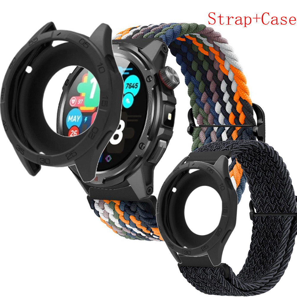 สําหรับ เคส Aolon TETRA R4 Case สายนาฬิกากรณีป้องกันคลุมทั้งหมด Anti-Fall ไนลอน Soft Band Aolon TETR