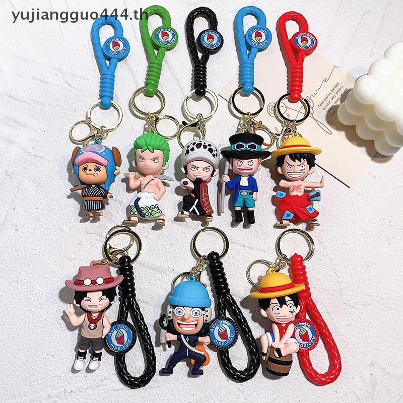 # Yuyu # พวงกุญแจวันพีซ Anime Monkey D. Luffy Tony Chopper Roronoa Zoro ตัวการ์ตูนพวงกุญแจตุ๊กตากระเป๋า Pendent