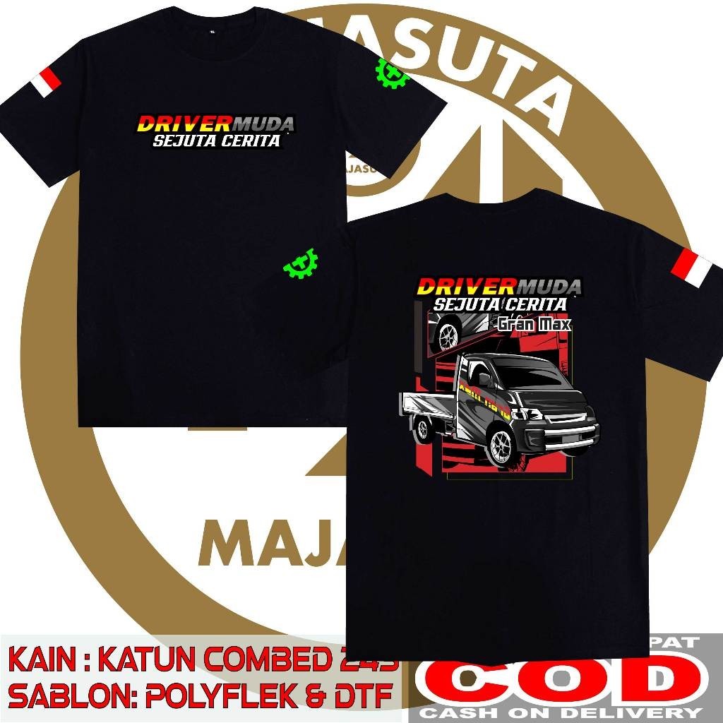 Katun Young DRIVER เสื้อยืด A MILLION DAIHATSU GRAN MAX PICK UP STORIES MODEL1 DTF SCREEN PRINTING C