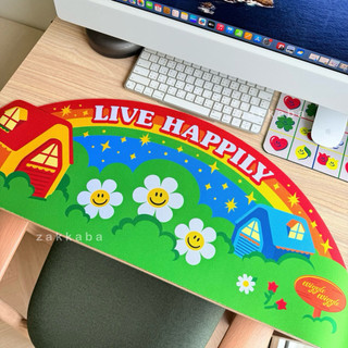 (รอ 3อาทิตย์) Wiggle Desk Pad - Spring Garden / แผ่นรองโต๊ะคอม รองแป้นพิมพ์ กันน้ำ