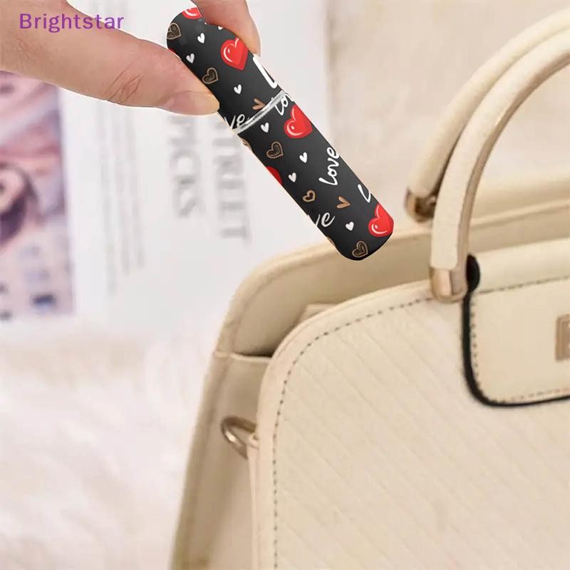 Brightstar 5ml น้ําหอมเดินทางแบบพกพาขวดด้านล่างชาร์จโดยตรงมินิพิมพ์ดอกไม้ขวดน้ําหอมer ของขวัญวันวาเลนไทน์ใหม่