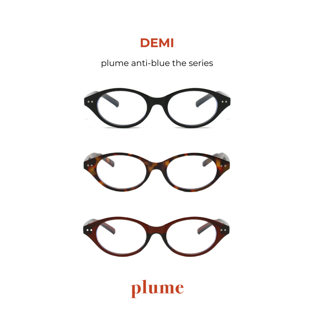 plume.bkk แว่นกรองแสงสีฟ้า รุ่น ‘Demi’ glasses