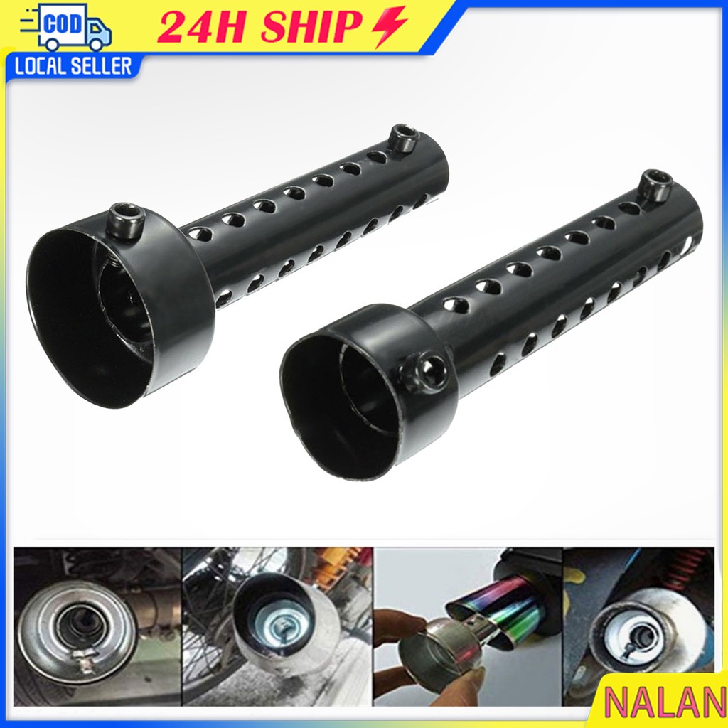 ร้านอยู่กทม.1ชิ้น จุกลดเสียงรถมอเตอร์ไซค์ทุกรุ่น 35MM 48MM 60MM แคทลดเสียงเบา อุปกรณ์เสริมรถจักรยานยนต์