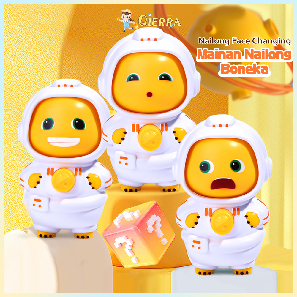 GANTUNGAN Qierra Nailong ของเล่นตุ๊กตาเปลี่ยนหน้าเปลี่ยนหน้า Nailong KeyChain