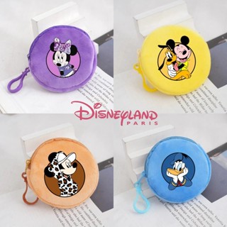 มิกกี้ มินนี่ วงกลมตุ๊กตาเหรียญกระเป๋าสตางค์กระเป๋าเป้สะพายห…