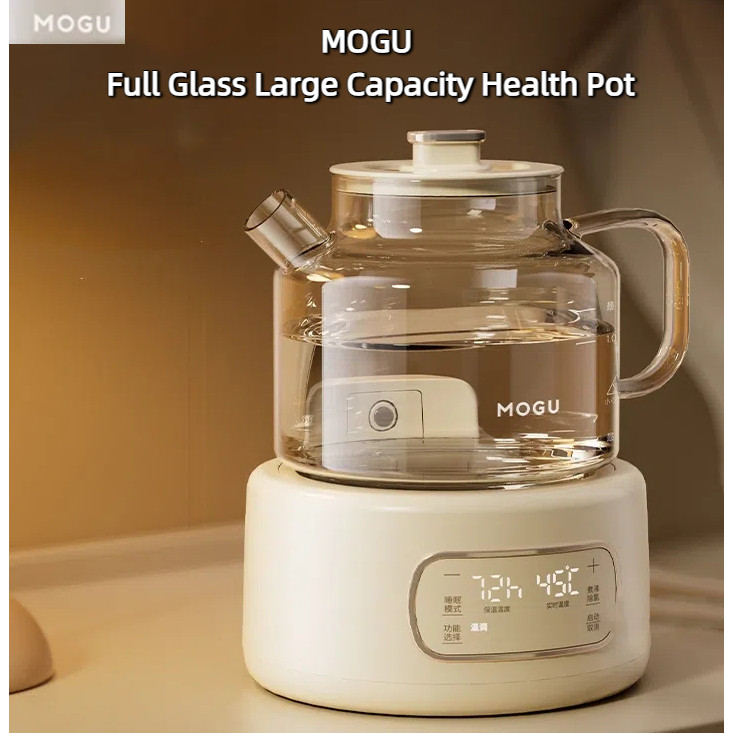 MOGU มัลติฟังก์ชั่นแก้วทั้งหมดขนาดใหญ่-ความจุสุขภาพกาต้มน้ําเด็กอุณหภูมิเครื่องควบคุมนมในครัวเรือนกาต้มน้ําชาขนาดเล็กของขวัญ
