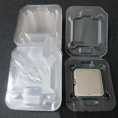 10x โปรเซสเซอร์ CPU Clamshell ผู้ถือถาดกล่องป้องกันสําหรับ Intel LGA 478 775 1150 1151 1155 1156 1200 I3 I5 I7 ซ็อกเก็ต