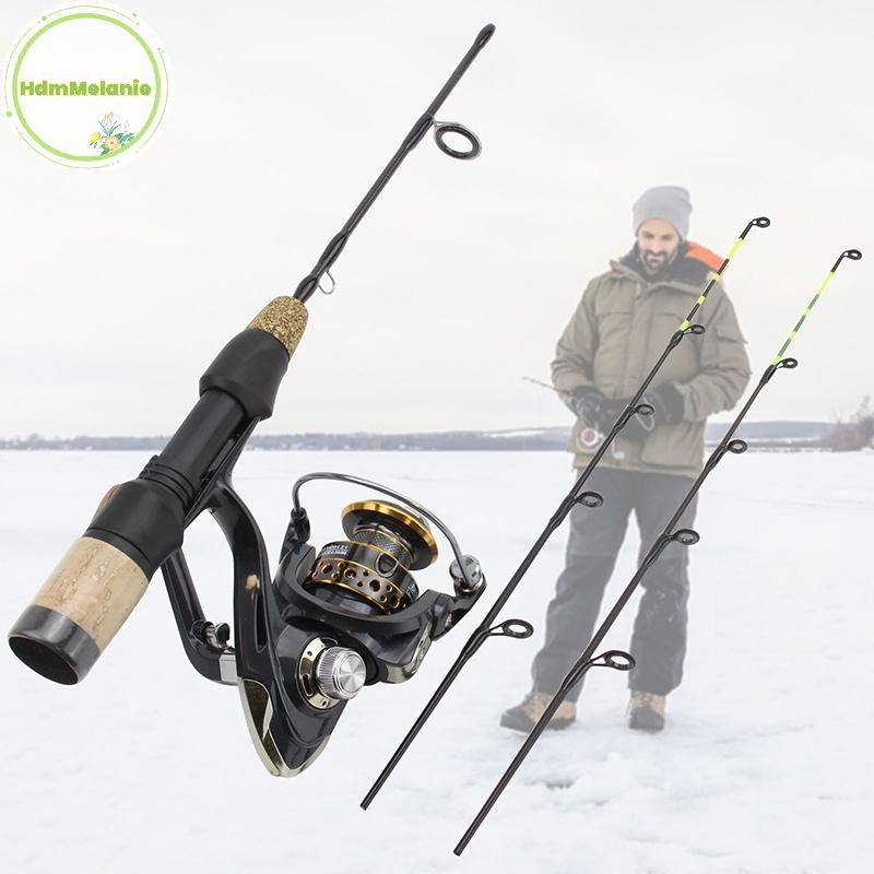 HDMM 60 ซม. เคล็ดลับ Pole สำหรับเบ็ดตกปลาน้ำแข็ง ฤดูหนาว คาร์บอน POLE Tackle TH