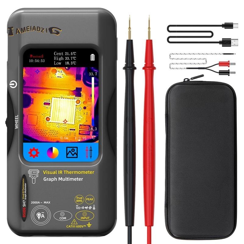 Thermal Imaging Camera Multimeter 320x320 IR ความละเอียด 15 แผ่นความร้อนสําหรับการตรวจสอบไฟฟ้าอิเล็ก