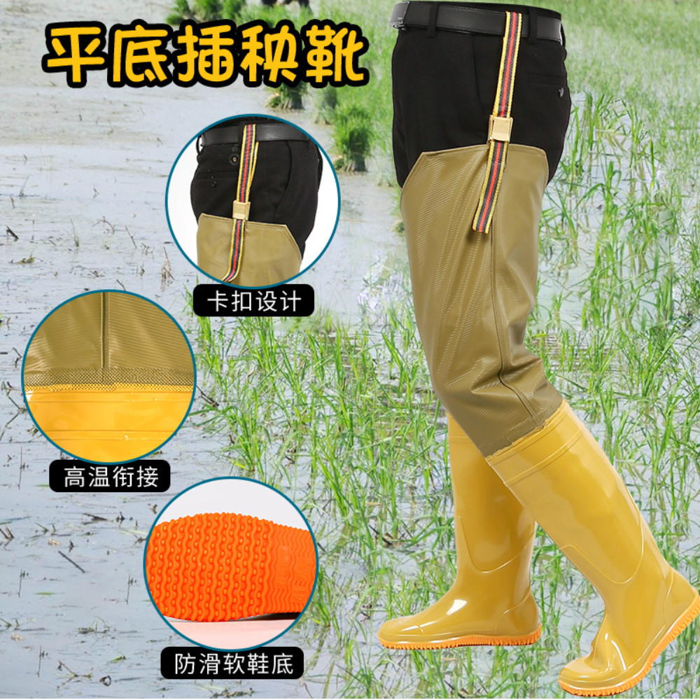 Yoonik waterproof boots รองเท้าบูท ไซส์ 35-45 กางเกงบูทกันน้ำ กันเชื้อโรค