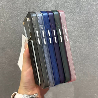 ชุบวงเล็บพับอะคริลิคเคสโทรศัพท์สําหรับ ไอโฟน 17 มือโปร สูงสุด 16 บวก 15 14 13 12 11 มือโปร สูงสุด กันกระแทกป้องกันปลอก