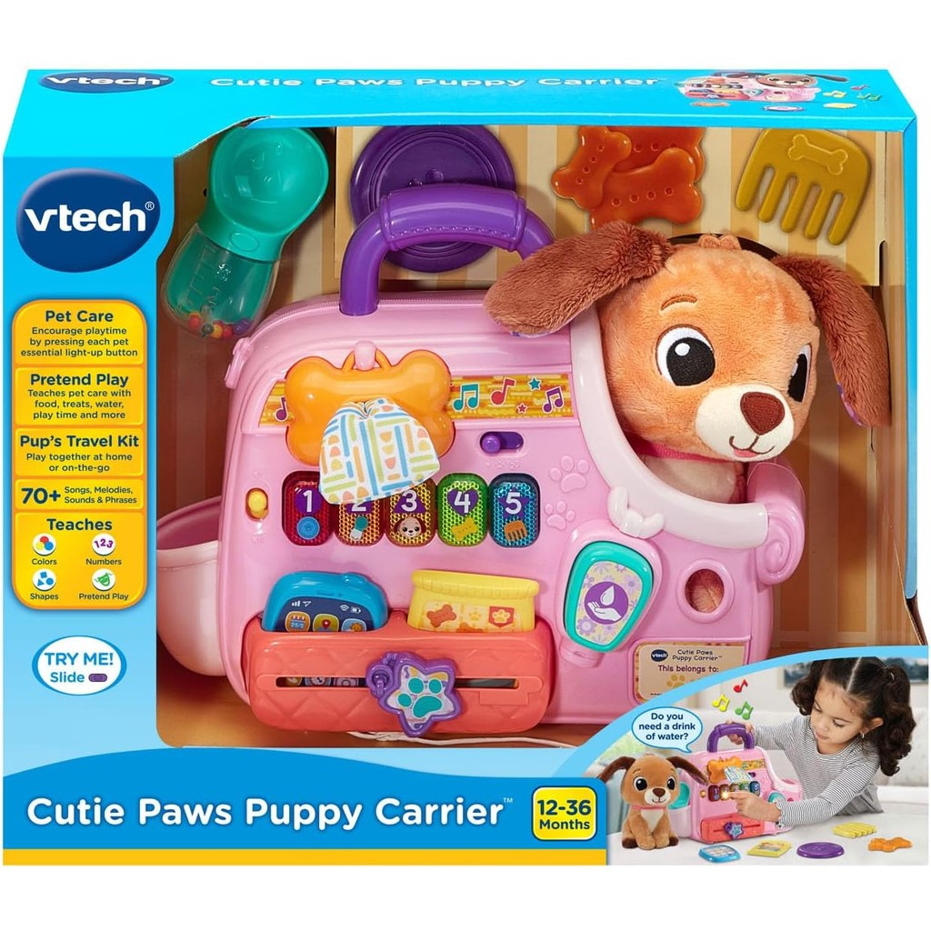 VTECH CUTIE PUPPY CARRIER ของเล่น เสริมพัฒนาการ มีเสียงเพลง