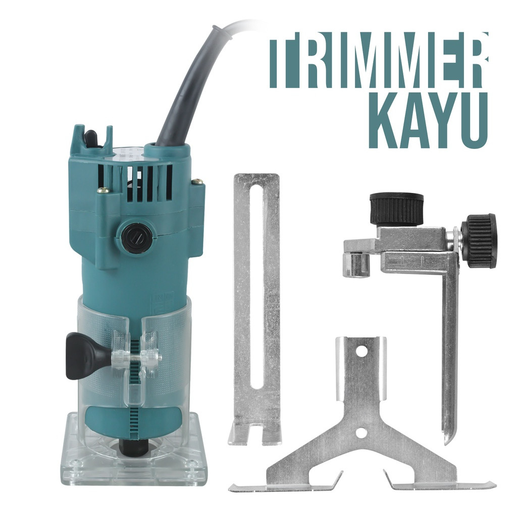 MESIN Makita M3701B เครื่องโปรไฟล์ไม้ M 3701 B เครื่องตัดไม้ Penggmat MT 370