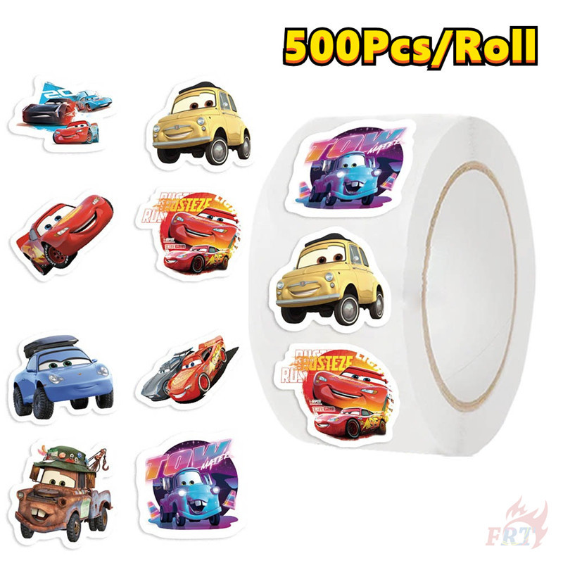 ❉ รถแข่งคิว. สติ๊กเกอร์รางวัลเด็ก ❉ 500 ชิ้น/ม้วน DIY ไดอารี่ Scrapbooking ป้ายซีล Decals