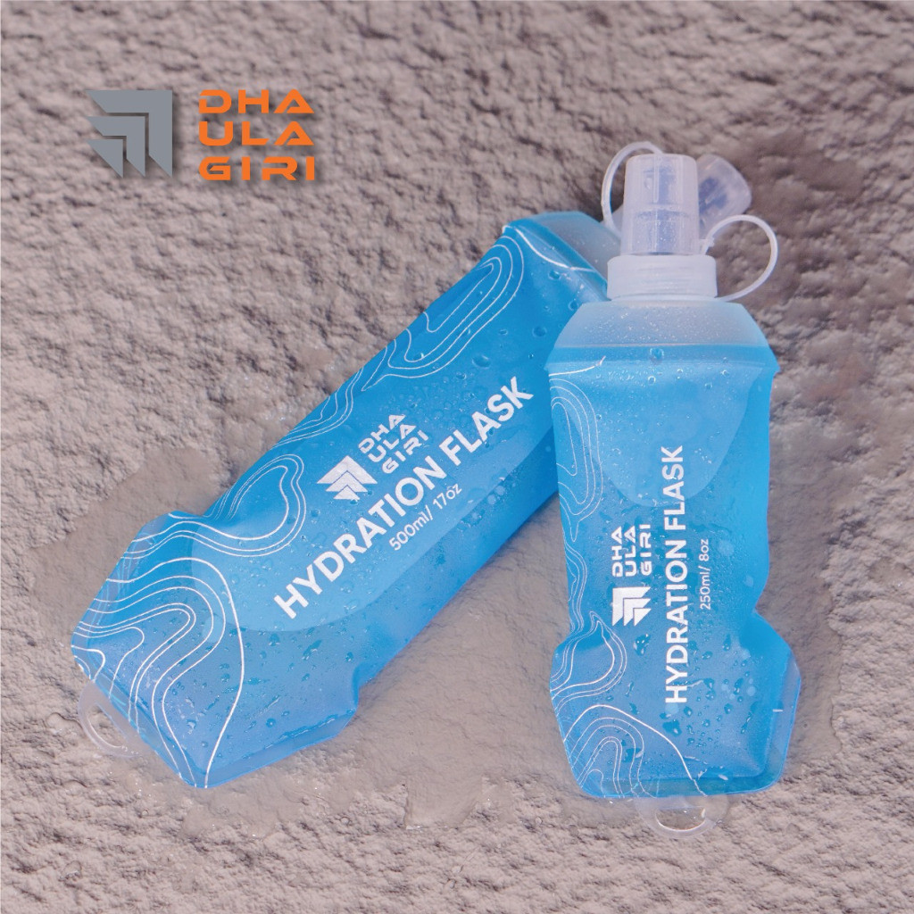 Drhaagiri Hydration Flask 250 ML และ 500 ML ขวดน้ําดื่มแบบพับได้