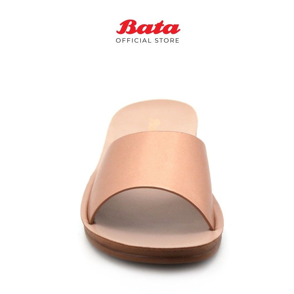 SK1 BATA รองเท้าแตะผู้หญิงสีทอง - 5618595