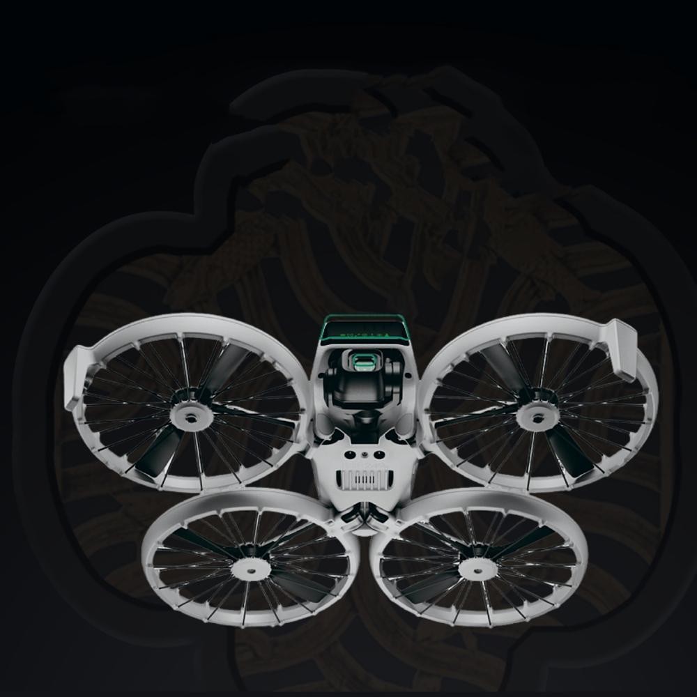 สําหรับ DJI FLIP Drone Toughened Film เลนส์ป้องกันรอยขีดข่วน HD Full-wrap ฟิล์มป้องกัน
