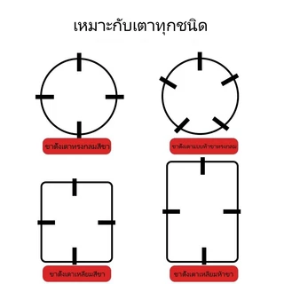 ขายึดเตาแก๊ส/ขาตั้งเตาแก๊ส/ขาตั้งเตาแก๊ส/ขาตั้งหม้อ/ขาตั้งเตา ขาตั้งหม้อนม ขาตั้งกันลื่น