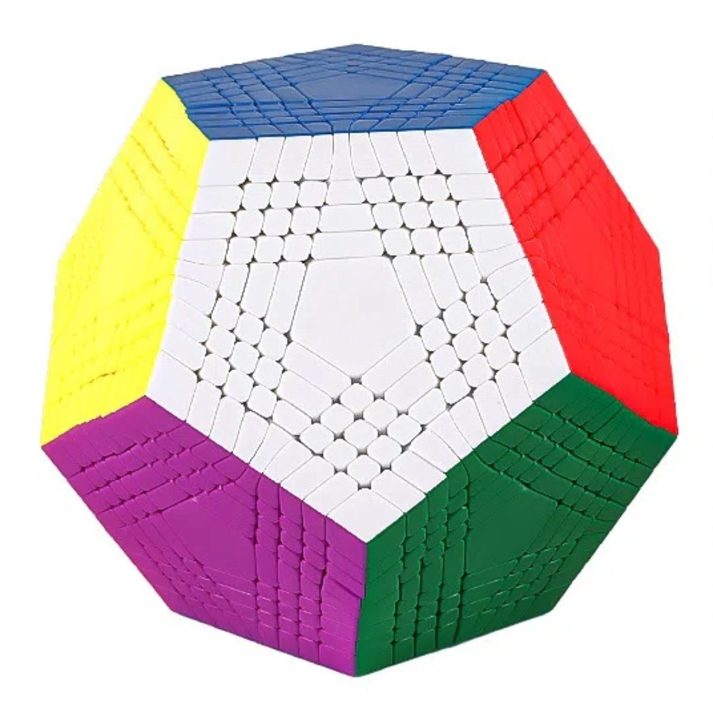 Shengshou Megaminx 9x9 Magic Cube 12 ด้านความเร็ว Cube ไร้สติ๊กเกอร์
