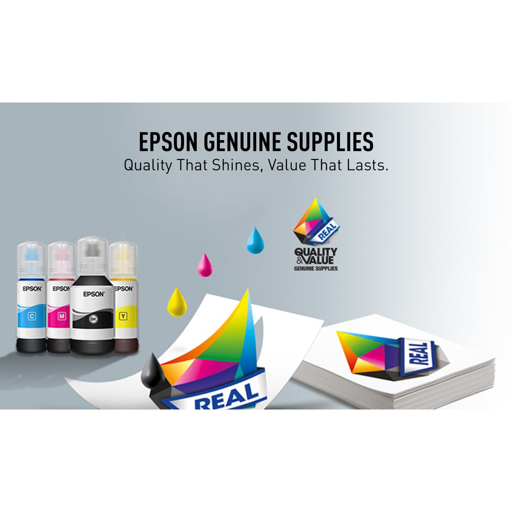 หมึกแท้เอปสัน Epson 001 inks for L4150, L4160, L4260, L4266, L6160, L6170, L6190, L6260, L6270, L6290 Printer - BK/C/M/Y - รูปที่ 5