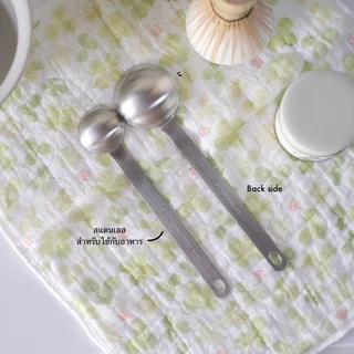 Omocha | Measuring Spoon ช้อนตวงสแตนเลส 304 5ml 15ml Coffee Scoop ช้อนตวงกาแฟ ชา เครื่องปรุง อเนกประสงค์