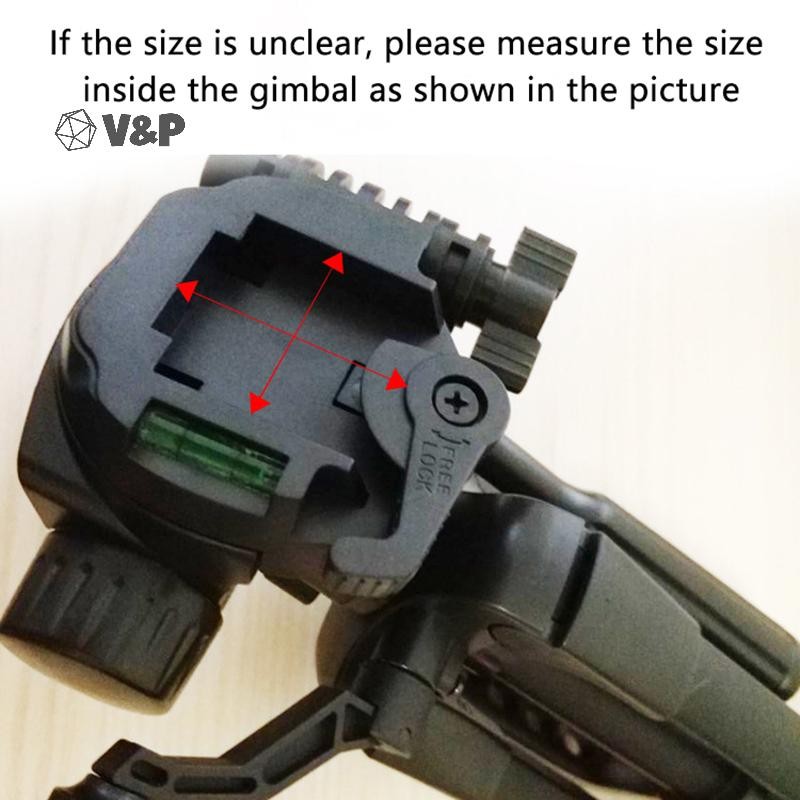V & P ขาตั้งกล้อง Monopods พร้อม Quick Release และอะแดปเตอร์กล้อง