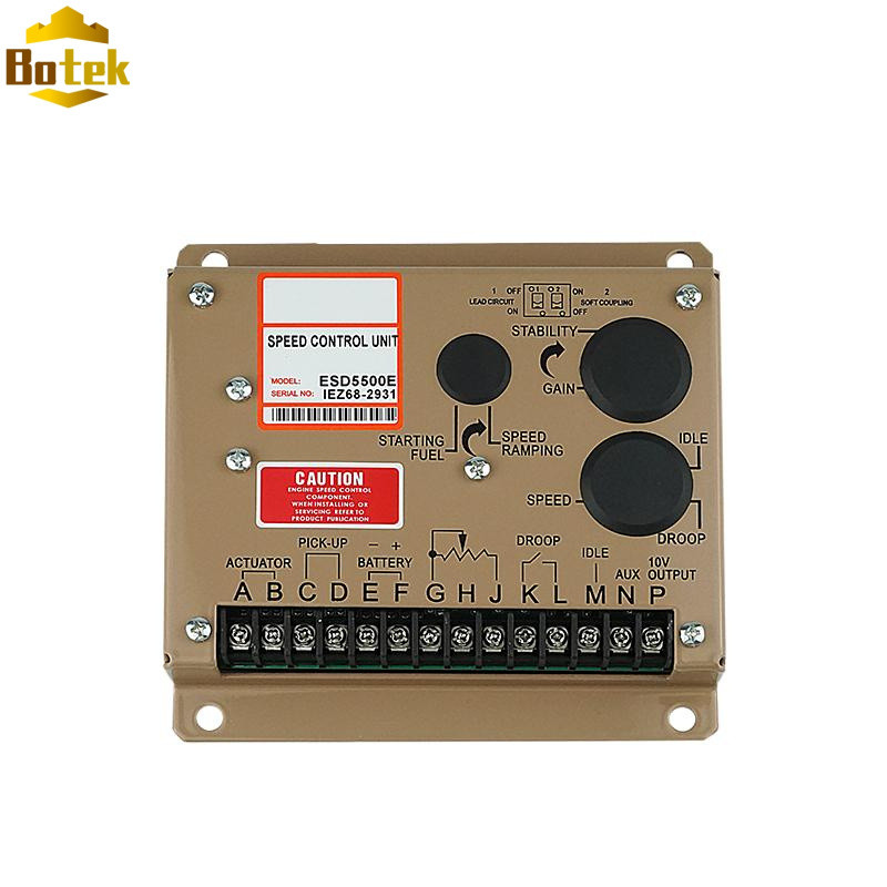 ESD5500E ตัวควบคุมความเร็วเครื่องกําเนิดไฟฟ้าเครื่องยนต์ดีเซล Governor 5500E หน่วยควบคุมความเร็ว