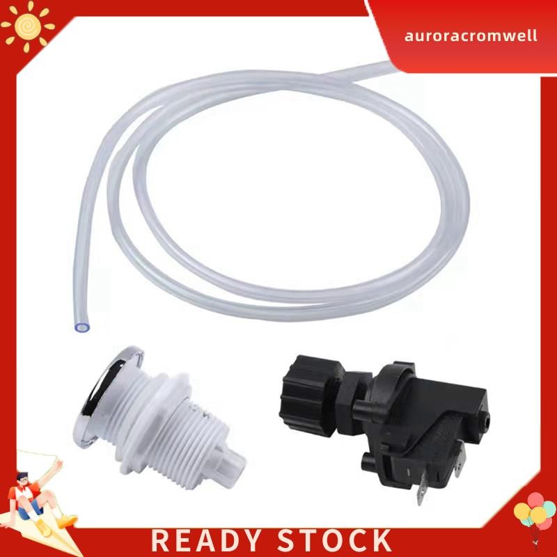 In Stock 16A Bath Tub Spa Waste Push Button Self-Lock Air Switch