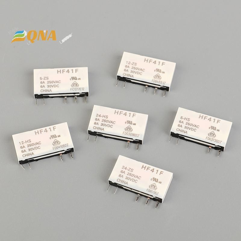 [QNA] HF41F-24-ZS HF41F-12-ZS HF41F-5-ZS HF41F-5-HS HF41F-12-HS HF41F-24-HS รีเลย์อุตสาหกรรม Submini