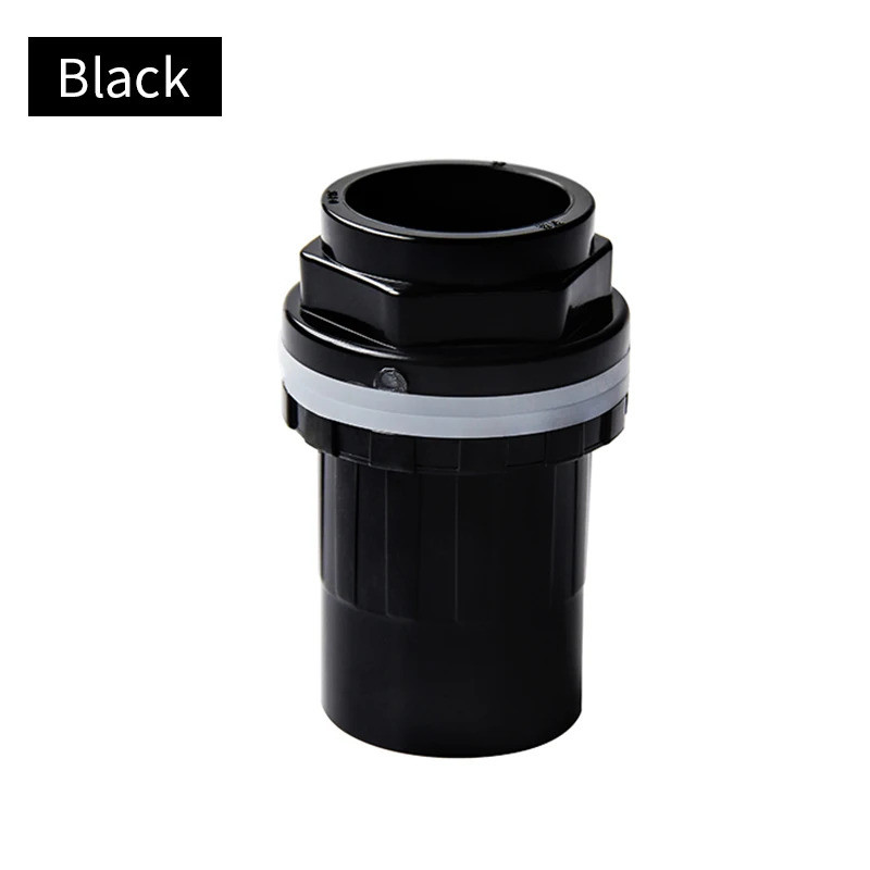 1 PC 20 ~ 50 มม.Aquarium ตรงระบายน้ํา Connector ถังปลาความหนาน้ํา OverFlow ด้านล่าง Joint Garden Home Inlet Outlet ข้อต่อ - รูปที่ 7