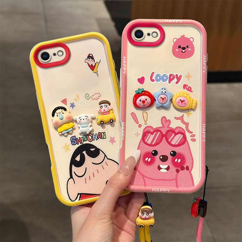 เคส iPhone 6 6S 7 8 6PLUS 6SPLUS 7PLUS 8PLUS การ์ตูน 3D ตุ๊กตาซิลิโคนอ่อนนุ่มเคสโทรศัพท์ - รูปที่ 7